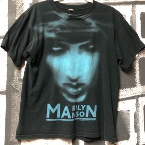 Marilyn Manson concert rock tee